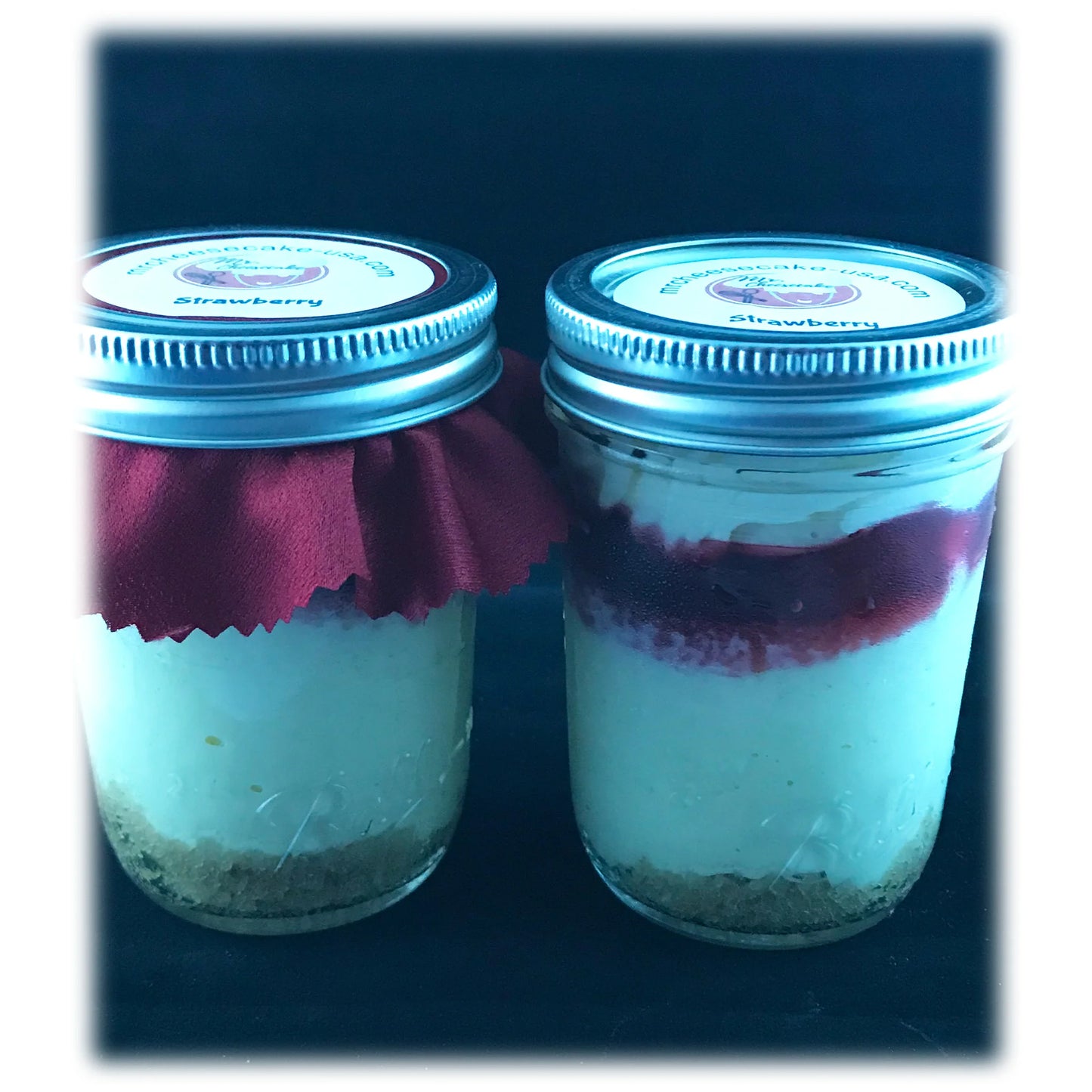 8 oz Mason Jar Cheesecake