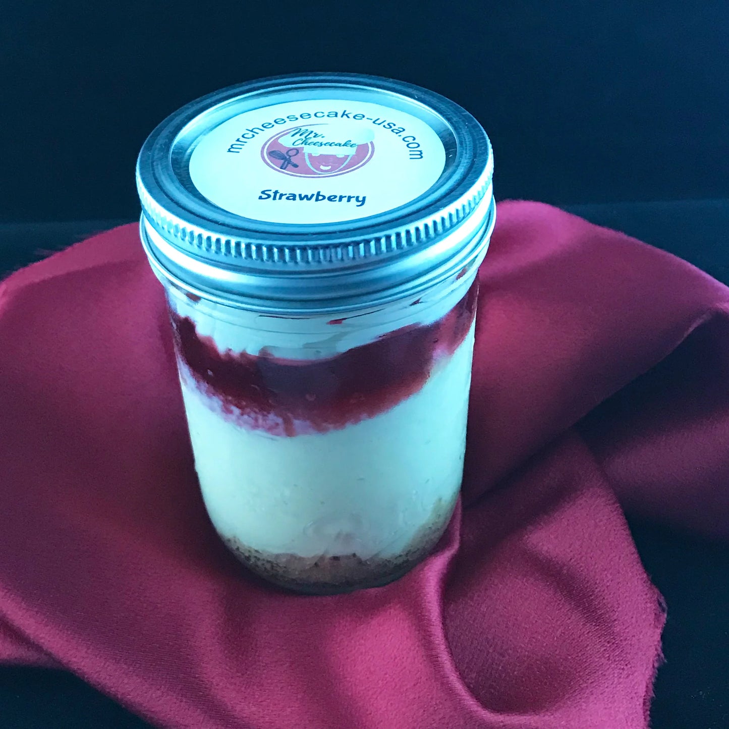 8 oz Mason Jar Cheesecake