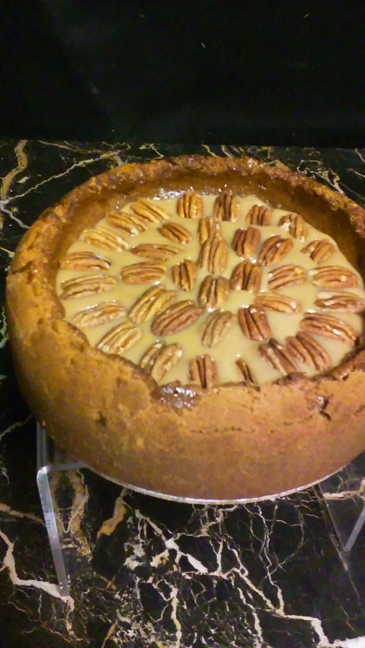 9 inch Caramel Pecan Cheesecake