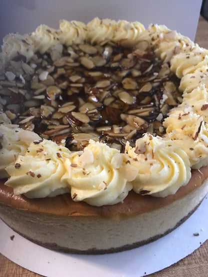 9 inch Amaretto Cheesecake