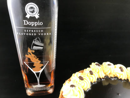 9 inch Doppio-Espresso flavored Vodka Cheesecake